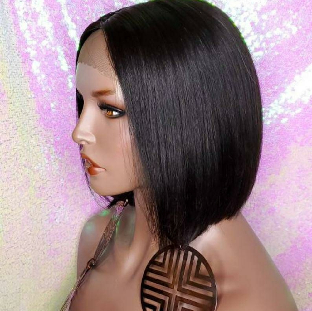 Brazilian Human Hair Straight Lace Front Bob
